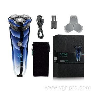 VGR V-305 waterproof rechargeable electric shaver for men